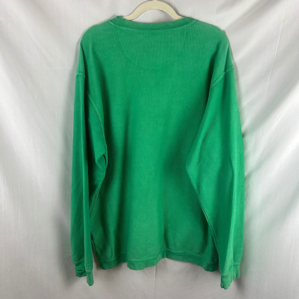 Pressbox Marshall University Thundering Herd Ribbed Sweatshirt Green Womens 2XL - Picture 7 of 8